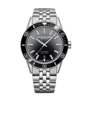 Raymond Weil Freelancer Diver Watch With Black Dial